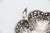 Silver Clover-Shaped Ring with Cutouts, in Good conditions. Designed 1890 to 1919