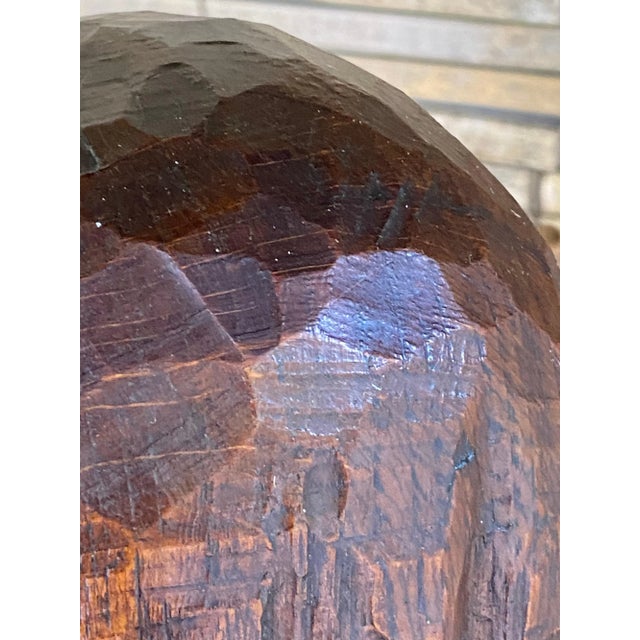 French Wood Sculpture, 1950s For Sale - Image 6 of 15