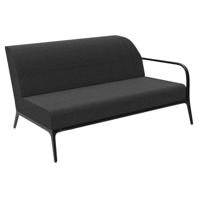 Metal Xaloc Left 160 Black Modular Sofa by Mowee For Sale - Image 7 of 7