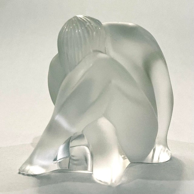 This Lalique classic was sculpted by Marie-Claude Lalique - Renee Lalique's grand daughter in 1993. It shows a pensive...