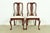 Henkel Harris Queen Anne Solid Mahogany Side Chairs or Dining Chairs, Pair For Sale - Image 15 of 15