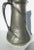 Gray Antique Art Nouveau Pewter Lidded Pitcher 1905 For Sale - Image 8 of 10