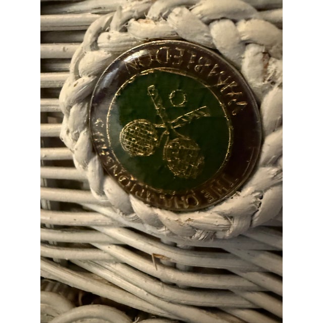1980s 1980s Henry Link Wimbledon Wicker Sofa For Sale - Image 5 of 7