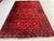 Islamic Vintage Afghan Ersari Turkmen Bokhara Rug, Abrash Red - 7'2" X 4'8" For Sale - Image 3 of 13