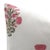 Not Yet Made - Made To Order Block Printed Decorative Floral Pillow Cover 20x20 Inch- Swadesh For Sale - Image 5 of 5