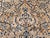 Vintage Persian Heriz Rug, Hand-Knotted Wool, Geometric Medallion Pattern,Tan & Navy, 9x13 For Sale - Image 16 of 18