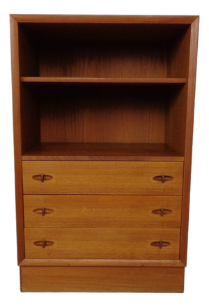 Teak Chest of Drawers by H. W. Klein for Bramin, Denmark, 1960s