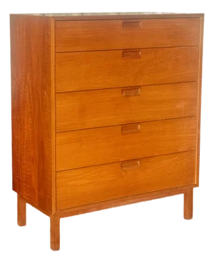 Milo Baughman Highboy Chest of Drawers for Directional
