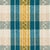 Schumacher SAMPLE - Schumacher Fonda Fabric In Teal & Citron For Sale - Image 4 of 4