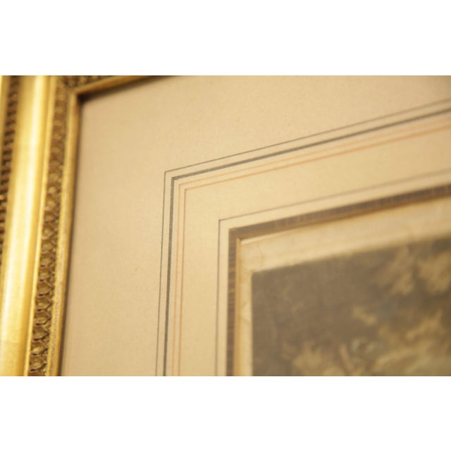 The Turnpike Gate' After George Morland Framed Mezzotint Printed in Color and Hand-Colored For Sale - Image 11 of 13