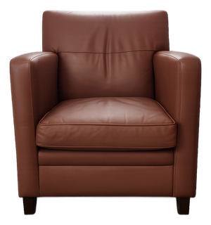 Mid 20th Century Bradington & Young Brown Leather Chair
