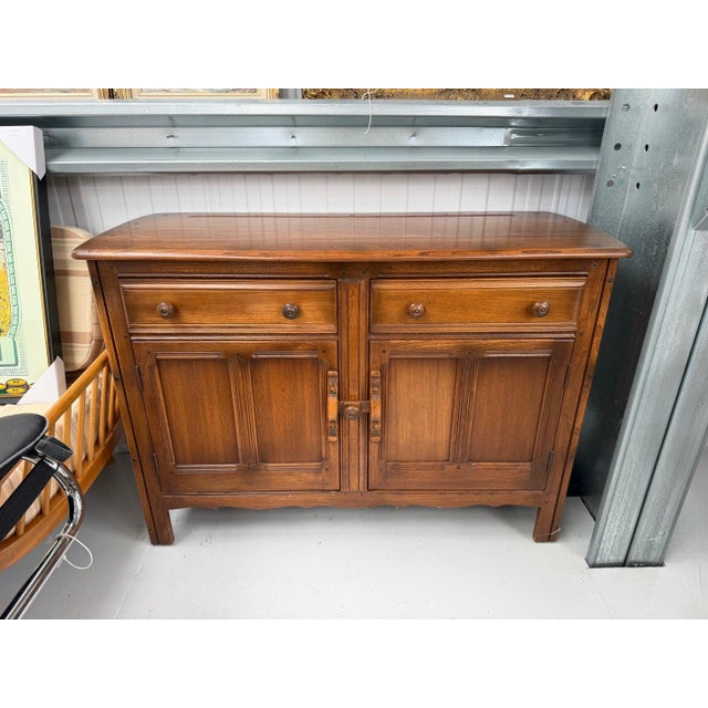 Vintage Sideboard with Cutlery Drawer from Ercol, 1960s For Sale - Image 10 of 10