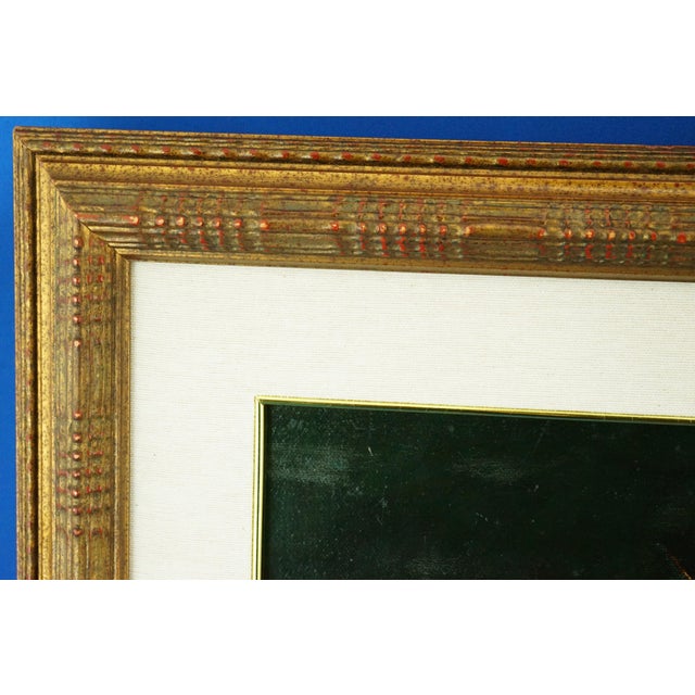 Alfredo d'Aima, The Face of Christ Jesus with Crown of Thorns, 1987, Oil on Canvas For Sale - Image 10 of 13