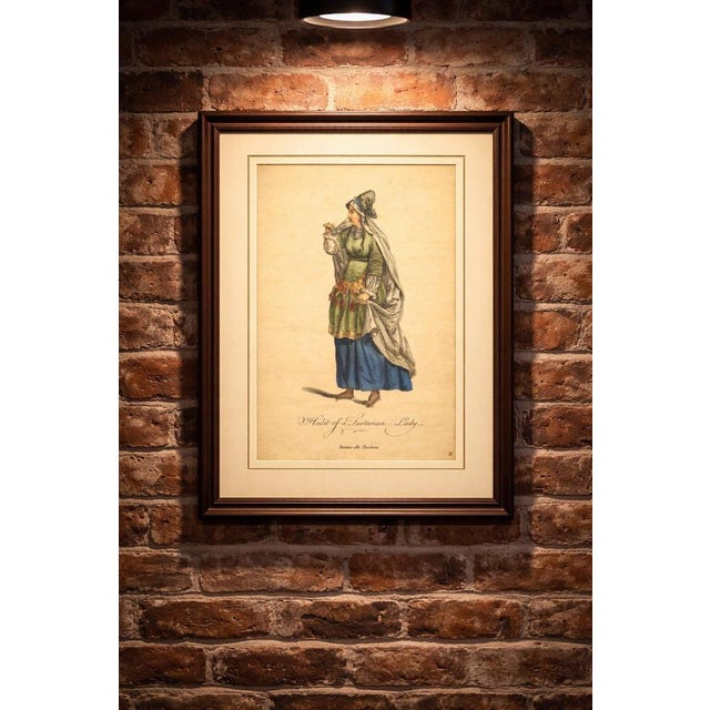 Jefferys, Tartar Princess Costume Study, 1749, Print For Sale - Image 3 of 9