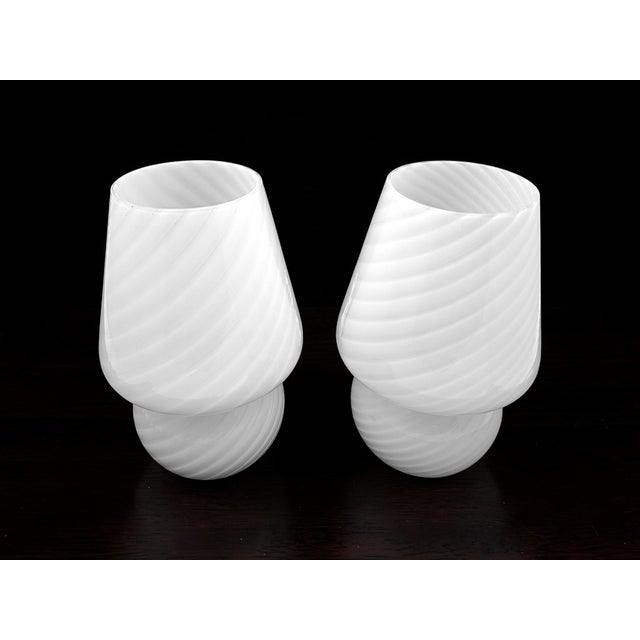 1980s Murano Glass Lamps, 1980s, Set of 2 For Sale - Image 5 of 8