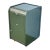 1950s Avocado Green Locking Metal Waterfall Rolltop File Cabinet Safe For Sale