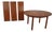 Mid-Century Modern Michael Taylor for Baker Furniture Walnut Extension Dining Table For Sale