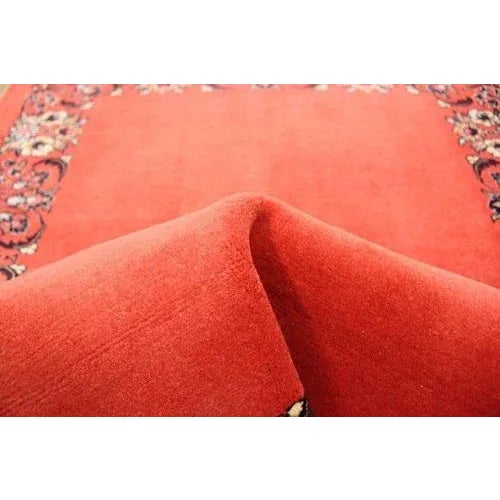 Middle Eastern Sarough Rug in Wool For Sale - Image 9 of 11