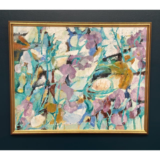 After Gunnar Alvarna, Composition, 1960s, Oil on Canvas For Sale - Image 15 of 18