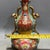 Famille Rose Gilded Double Gourd Vase With Ruyi Handles, Chinoiserie Decor Vessel For Sale - Image 4 of 8