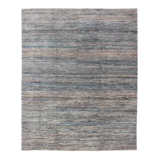 Fine Modern Rug in Variegated Design by Keivan Woven Arts For Sale