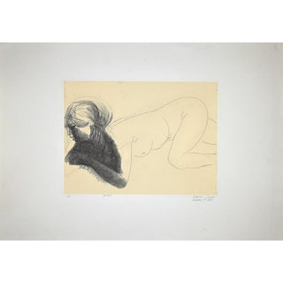 Emilio Greco, Attesa (The Wait), Edition 12/90, 1969, Etching For Sale
