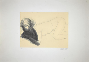 Emilio Greco, Attesa (The Wait), Edition 12/90, 1969, Etching
