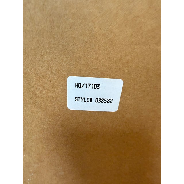 Red With Gold Trim Wall Mirror and Etched Window Pane For Sale In San Francisco - Image 6 of 12