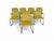 Vintage Steel Chairs with Yellow Velvet, 1970s, Set of 8 For Sale - Image 18 of 18
