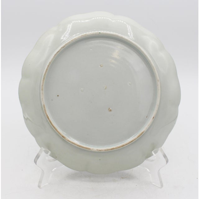 Ceramic Late 18th-Early 19th Century Japanese Lobed Arita Plate For Sale - Image 7 of 7
