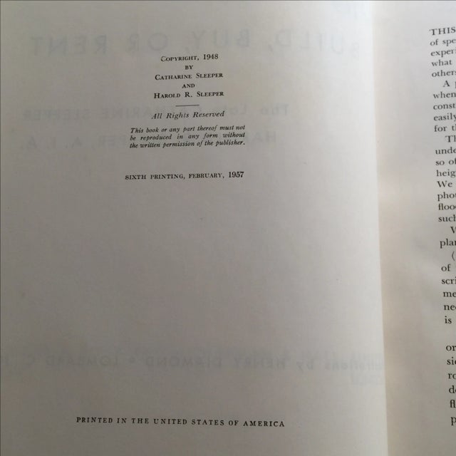 "The House for You to Build, Buy, or Rent", 1957 For Sale - Image 5 of 11