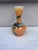 Majolica Vase With Cicada & Olives Sicard, Circa 1950. From South of France (Provence).