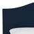 California King Camelback Headboard in Velvet Ink For Sale - Image 4 of 6