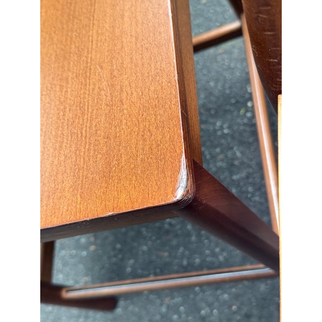 Wood Set of 4 Modern Kitchen Stools - Made in Italy For Sale - Image 7 of 12
