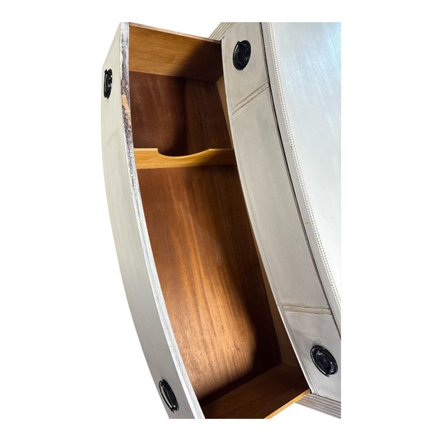 46L x 34.5H x 21.5 D The stamp "6355 MAH" suggests it might be made of mahogany or is part of a specific model series....