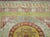 21st century vintage inspired Khotan square size rug in warm colors. 8' x'8'9''