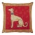 Cluny Whippet Tapestry Cushion With Feather Filler - 46x46cm (18"x18") For Sale