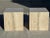 Mid-Century Modern Travertine Polished Cube Coffee Table or Side Tables Italian - Pair For Sale - Image 3 of 9