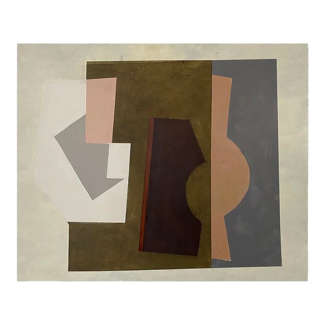 Contemporary Abstract Oil on Canvas Painting “6. Abstraction 2021" by Jeremy Annear For Sale