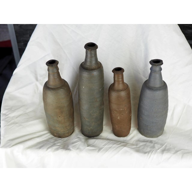 9th French Ger Norman stoneware bottle (entire set). Empty. Ger stoneware bottles have been produced in Normandy and...