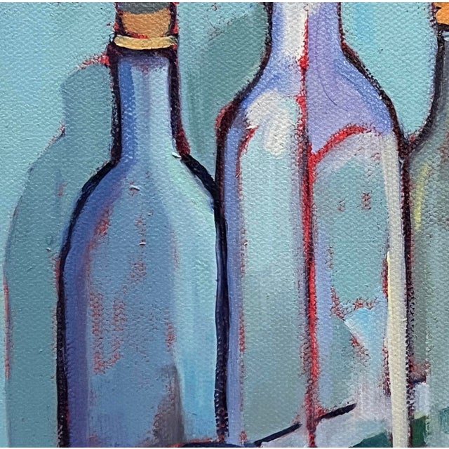 "Light Between Seasons" Contemporary Glass Still Life Oil Painting For Sale - Image 4 of 8