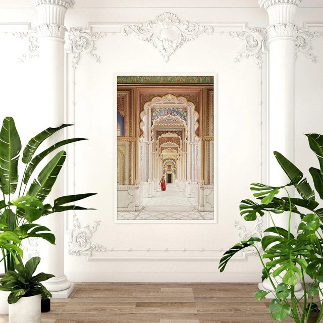 DESCRIPTION: Corridor 2 by Trunk Archive, Unframed Art Print This hallway, seems made by magic. It is full of art, and...