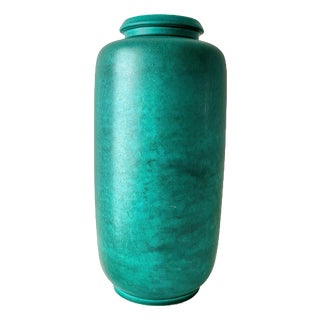 Large Scandinavian Modern Ceramic Vase by Wilhelm Kåge for Gustavsberg Sweden, 1950s For Sale