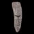 Late 20th Century Carved Wooden Face Mask, Weathered Wood Sculpture, Elongated Rustic Wall Decor, Organic Modern Boho Art For Sale - Image 4 of 9