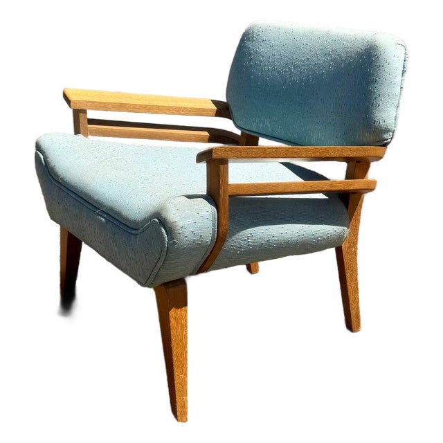 Vintage Mid Century Modern Lounge Chair Attributed to Brown Saltman For Sale