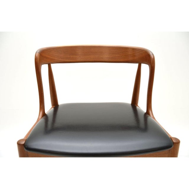 Vintage Danish Teak Dining Chairs from Johannes Andersen, 1960s, Set of 8 For Sale - Image 10 of 11