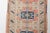 1960s Bold Geometric Medallions in Terracotta & Navy Rug For Sale - Image 4 of 10