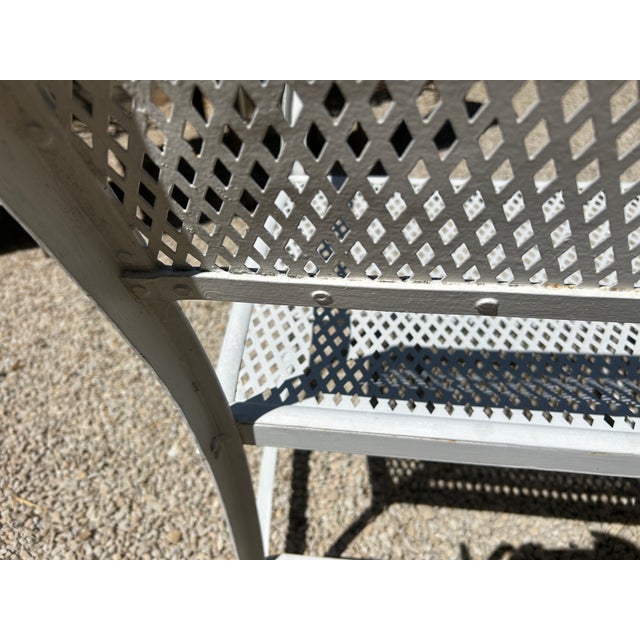 Riveted Iron Garden Bench by Gustave Serrurier Govy, 1900 For Sale - Image 3 of 8