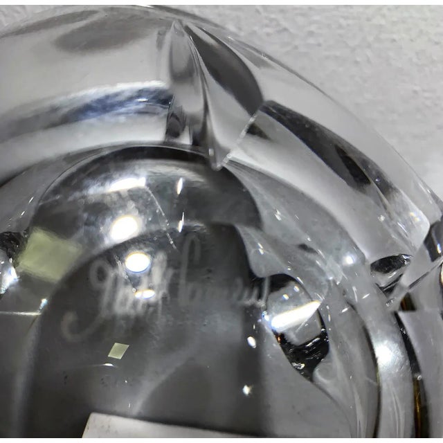 Glass Ashtray from Val Saint Lambert, 1970s For Sale - Image 3 of 4