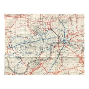 1910 London Transit Map